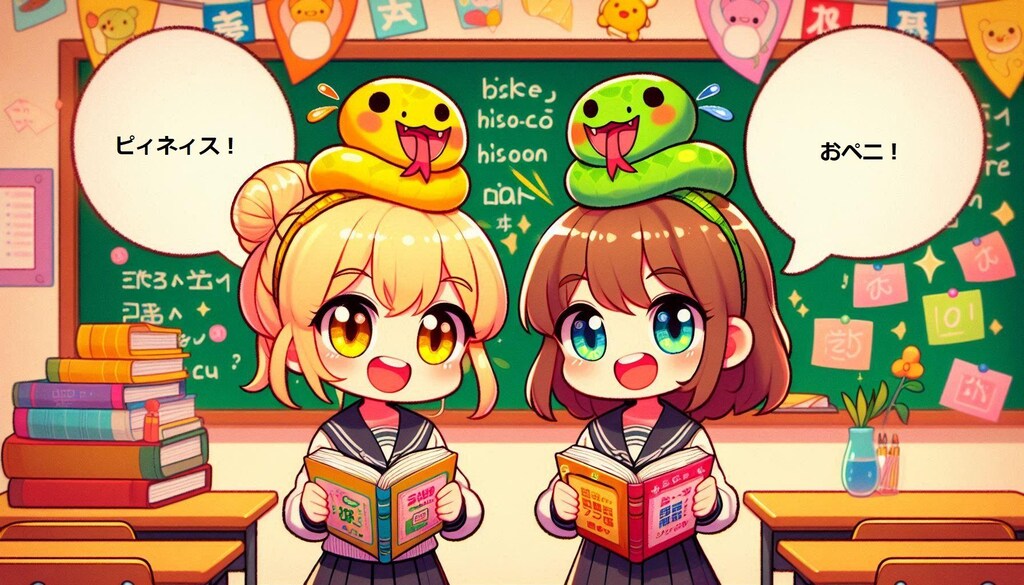 ノコと金団子 英語の授業編