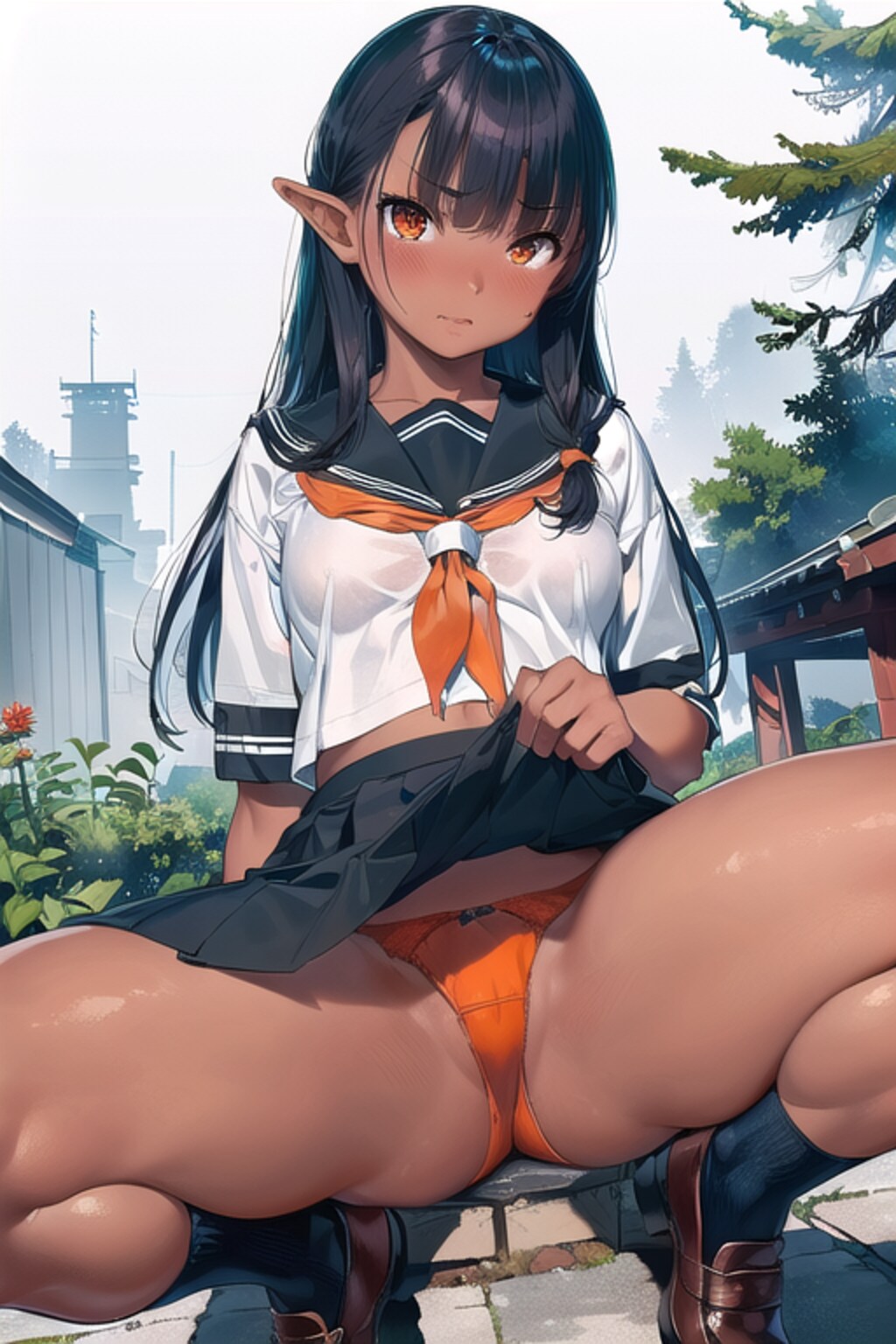 ﾗﾝﾀﾞﾑパンツ見せ
