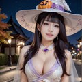 ハロウィンの巫女 2枚目