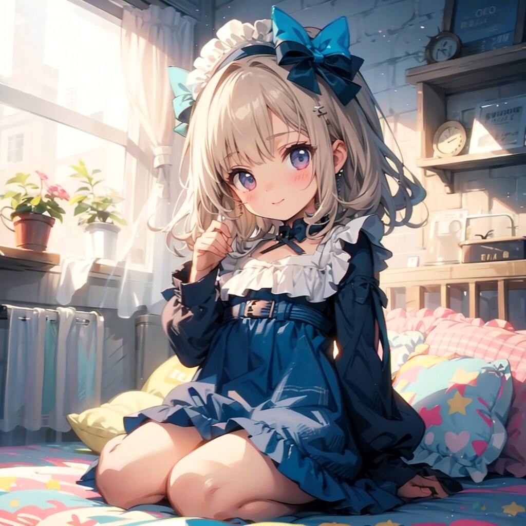 明日の発表会で着るの、可愛いでしょ