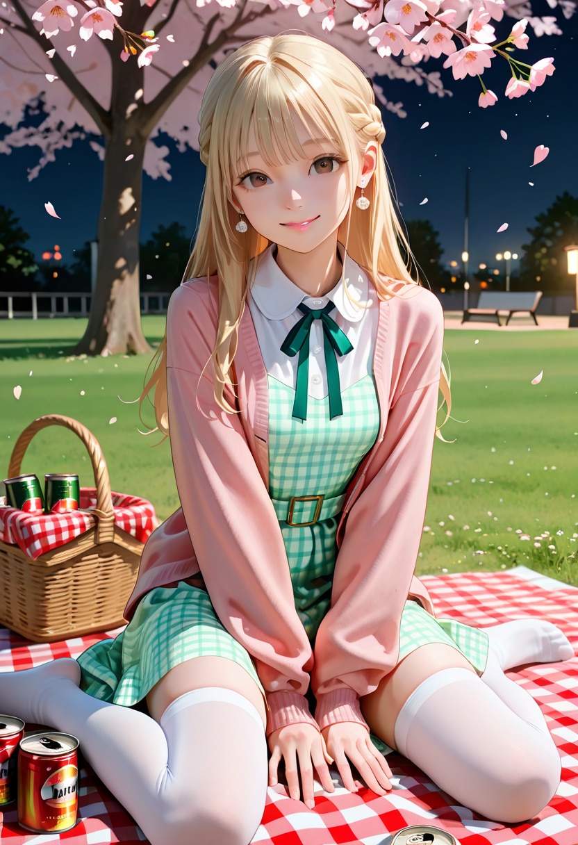 澪奈 Picnic in the park (5) | の人気AIイラスト・グラビア