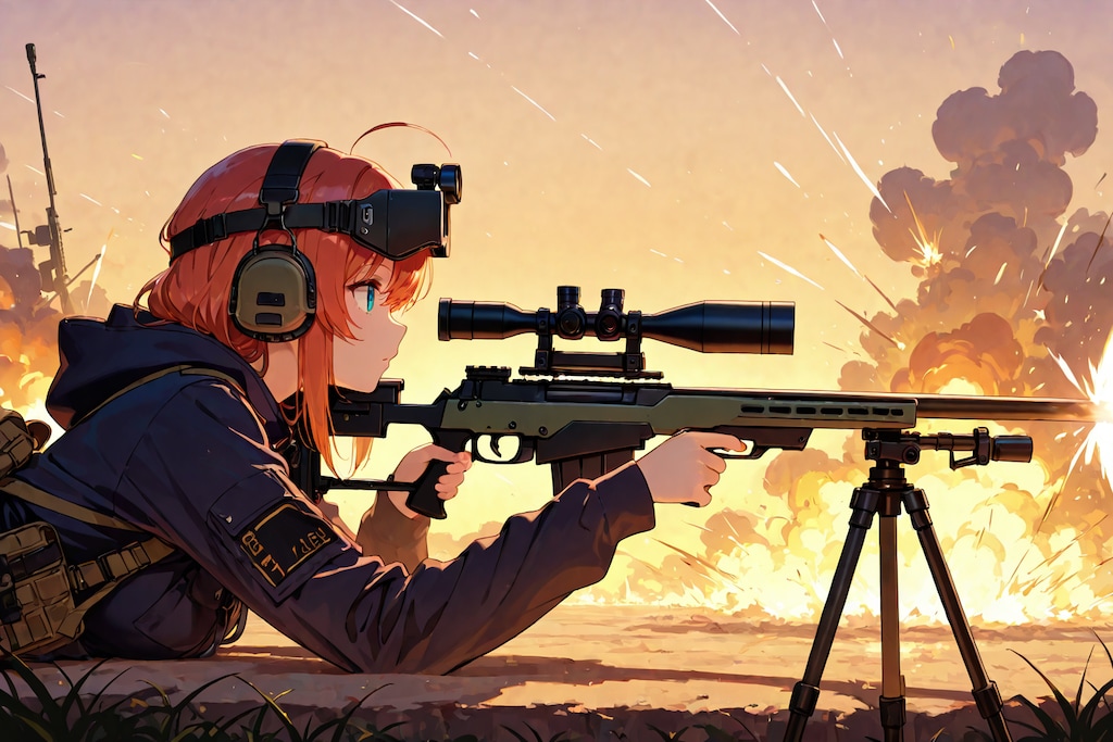 5.「す」→「スナイパーライフル」安木やま子