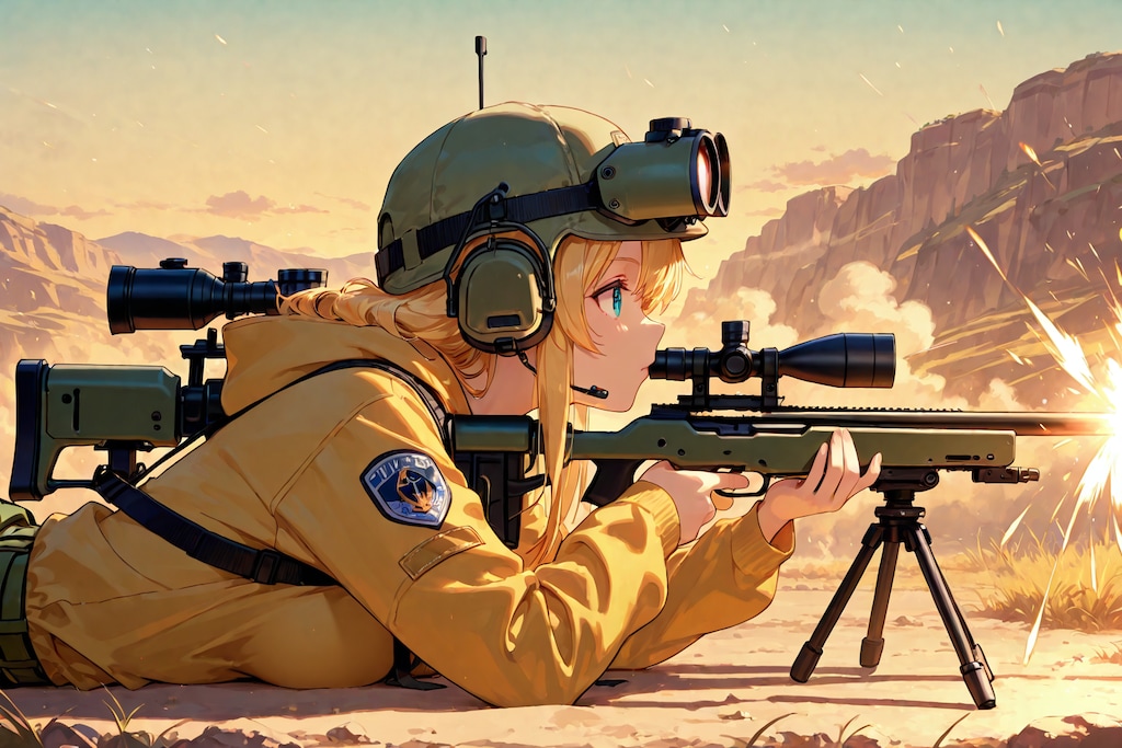 5.「す」→「スナイパーライフル」安木やま子