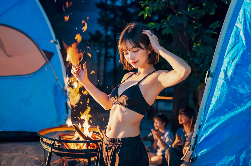 キャンプファイヤー