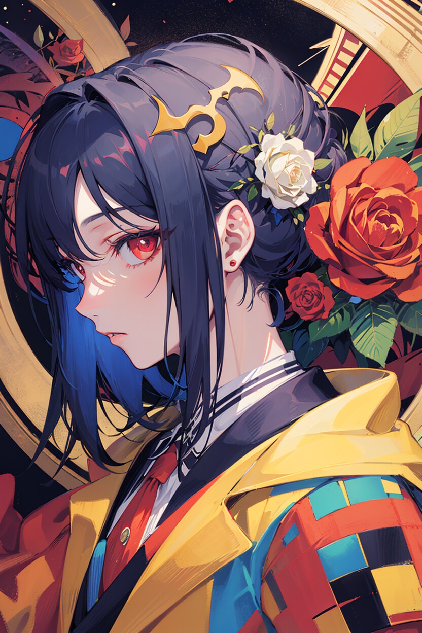 赤薔薇に囲まれて（元素法典）