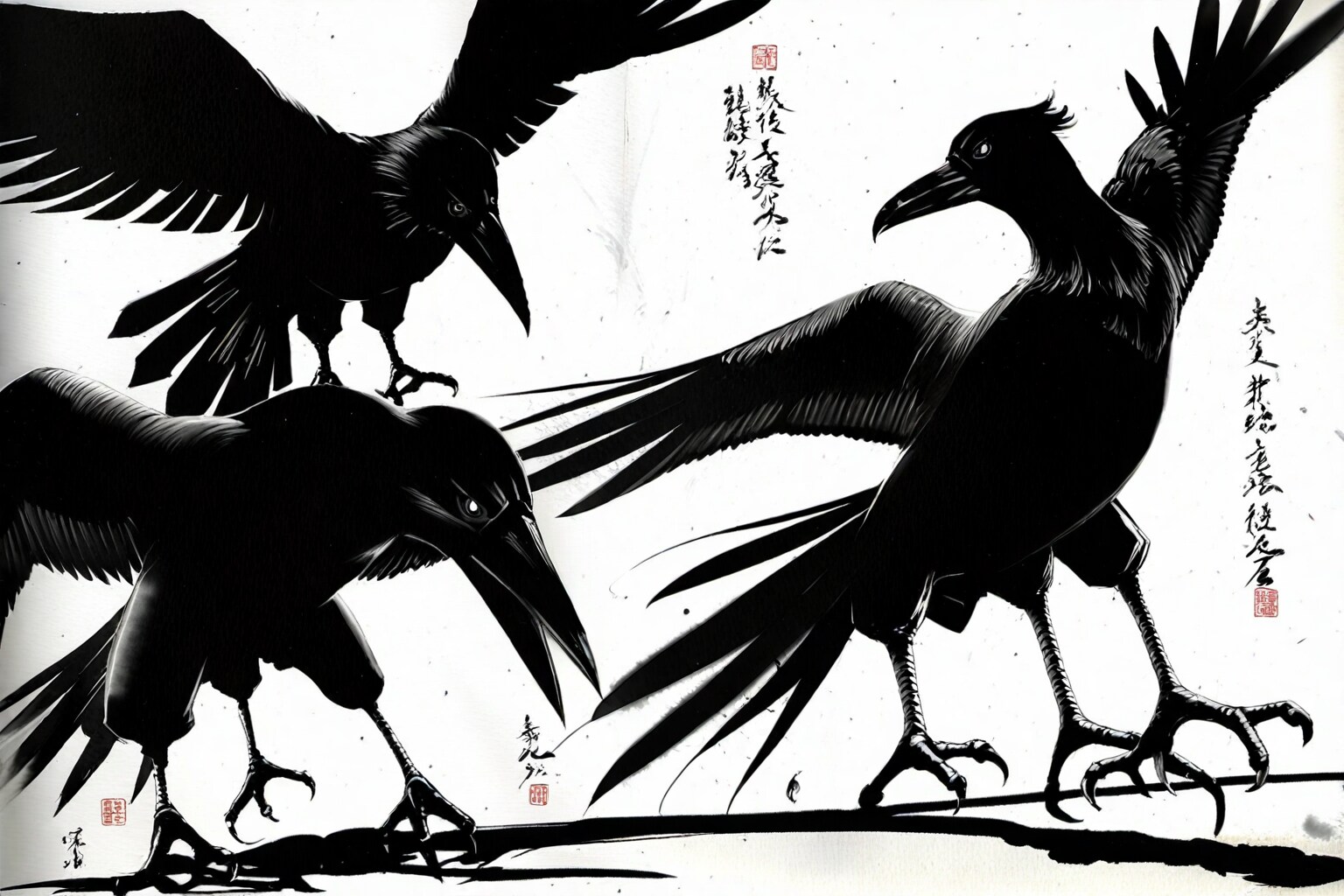 百鬼夜行 八咫烏 | の人気AIイラスト・グラビア