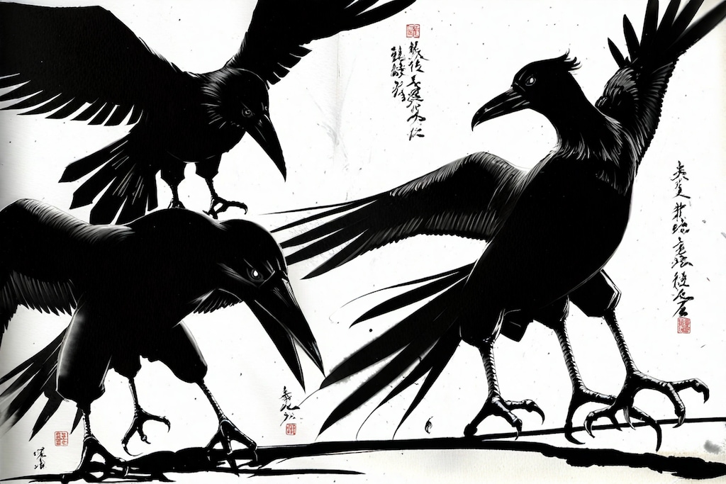 百鬼夜行 八咫烏