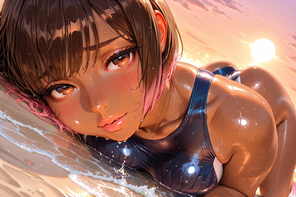 「ちょっとだけ背伸びした、夏の表情」
