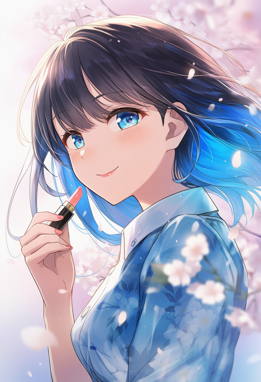 メイクをしてみた・・・ | の人気AIイラスト・グラビア