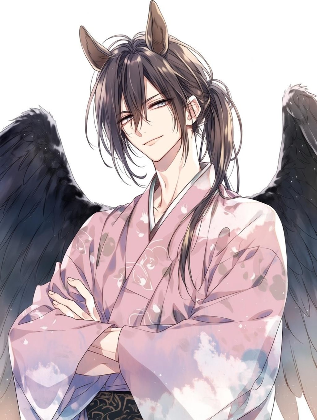 馬ガラスのイケメン