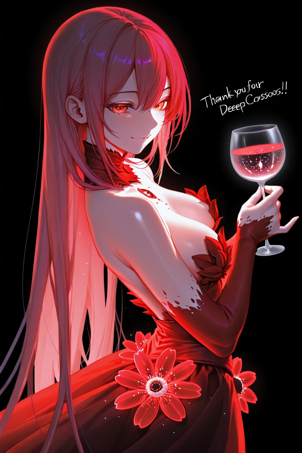 １ 紅い花