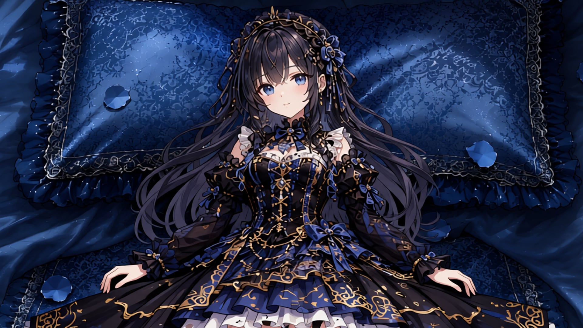 黒髪少女とドレス　その6