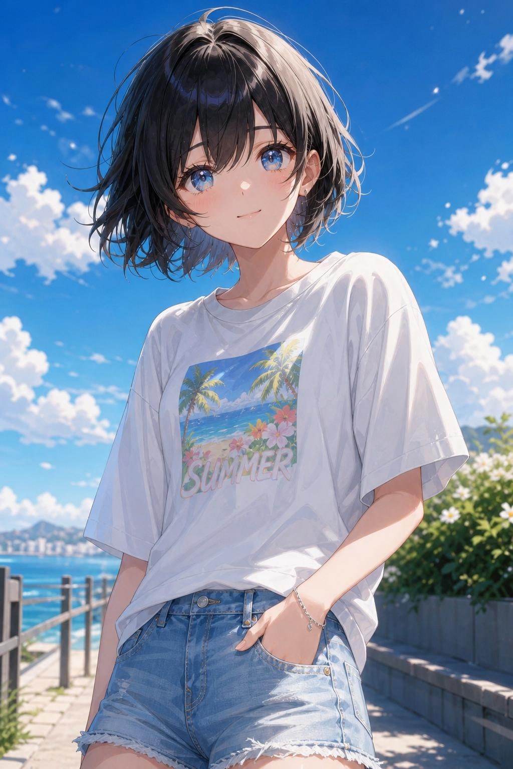黒髪　うちの子夏服総選挙
