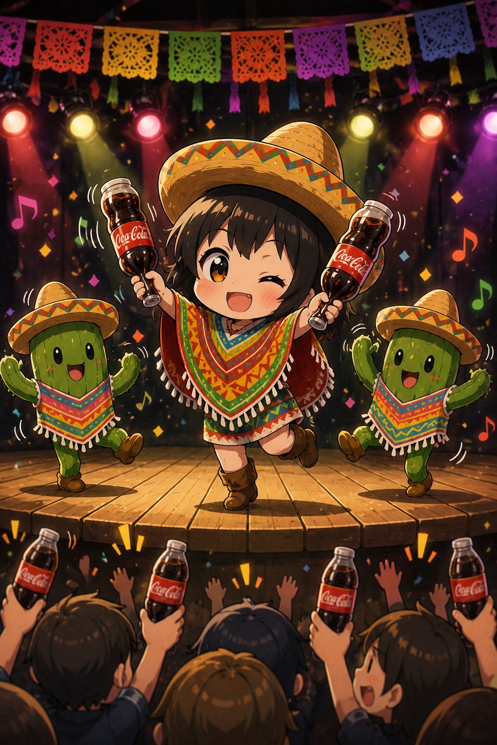 コーラふりふり