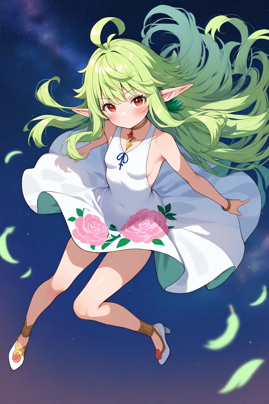 151 ろんぐたいむあごぉな緑髪ローリィ