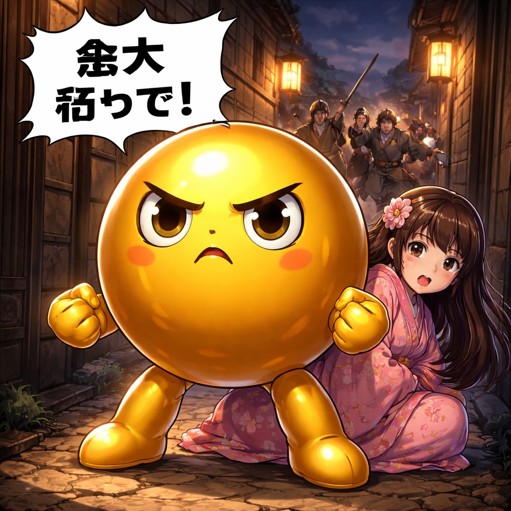 金太　守って！