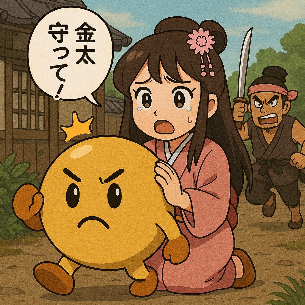 金太　守って！