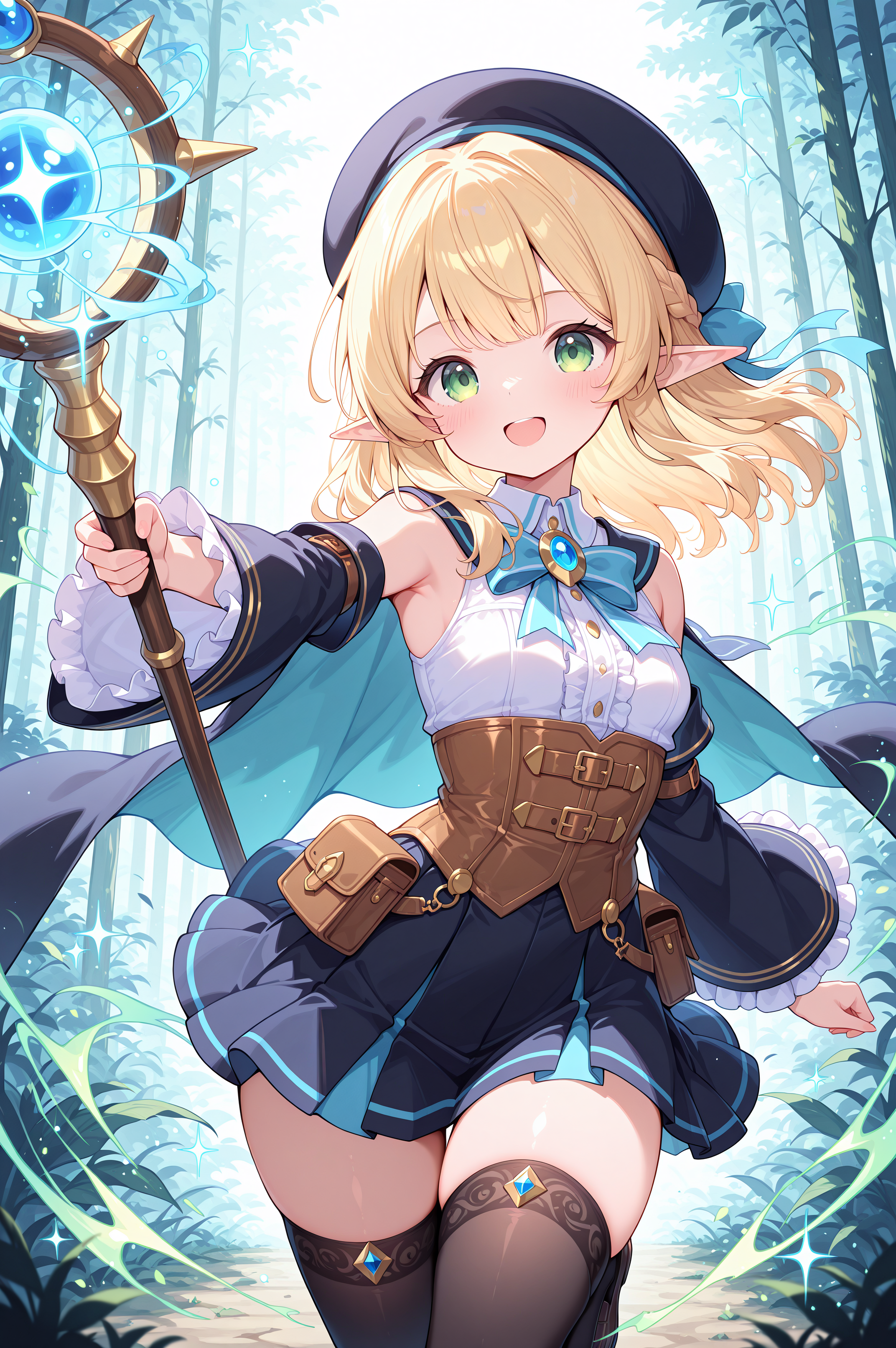 光を導く杖 | の人気AIイラスト・グラビア