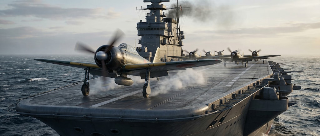 *【お試し生成】戦闘機隊・・・発艦開始！　ー難しいですねー