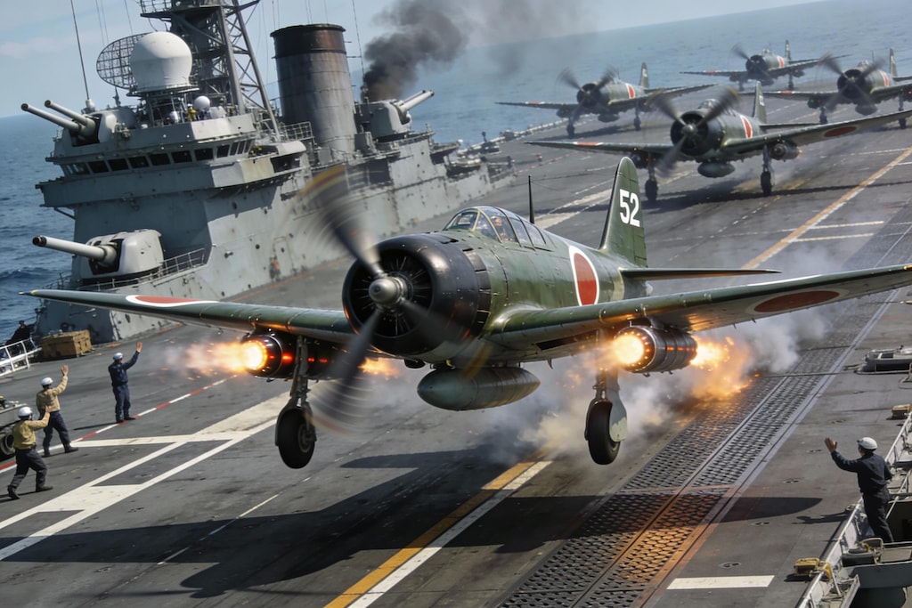 *【お試し生成】戦闘機隊・・・発艦開始！　ー難しいですねー