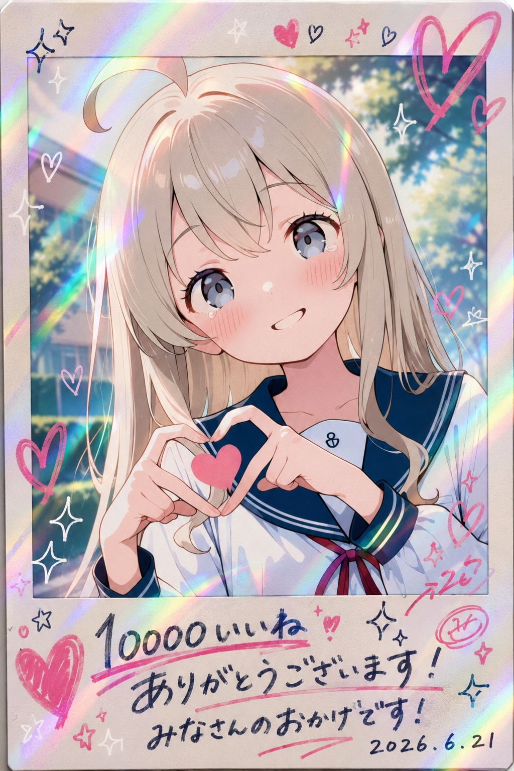 10000いいね ありがとうございます！ #大感謝