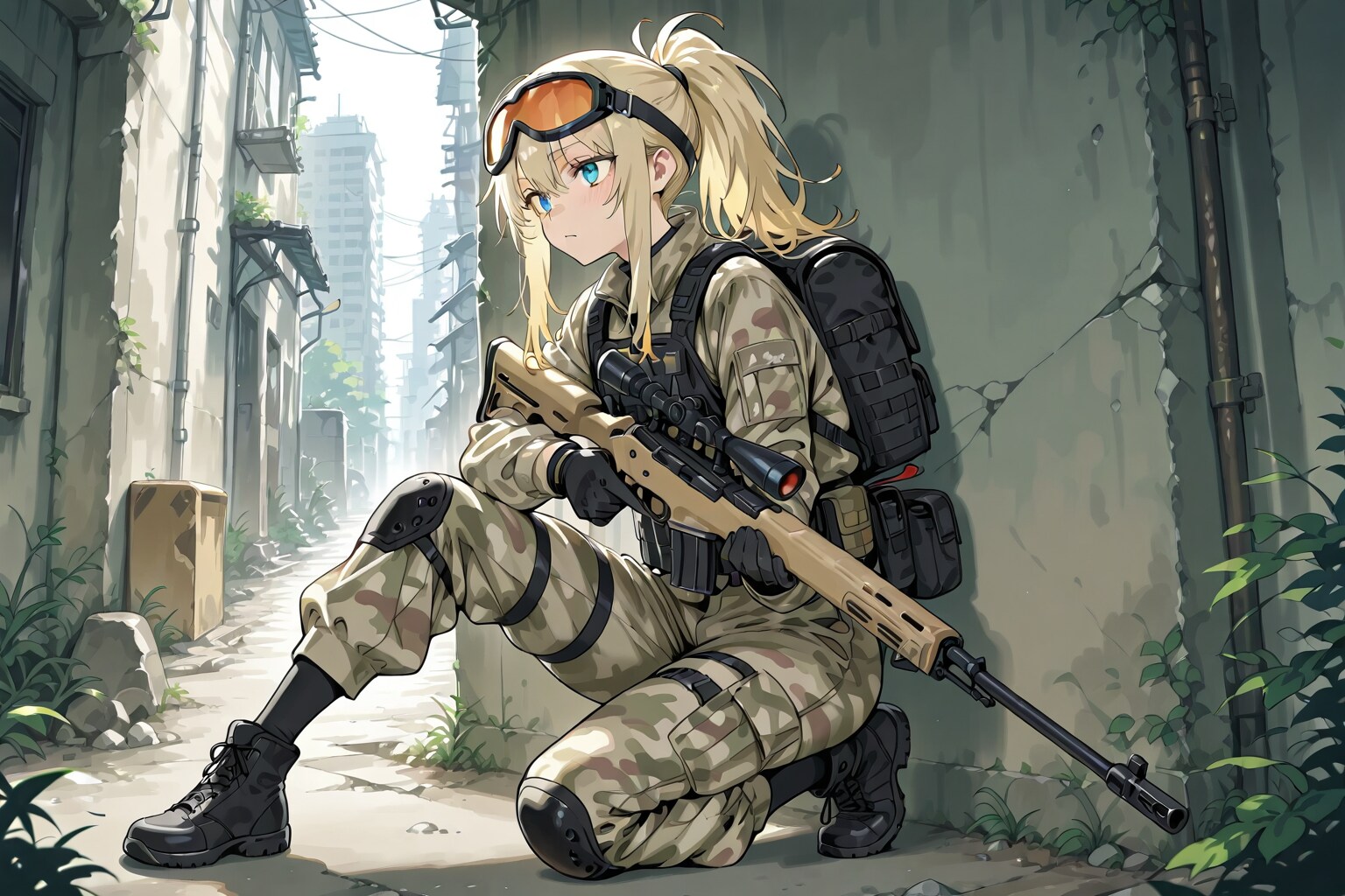 女兵士(スナイパーライフル)