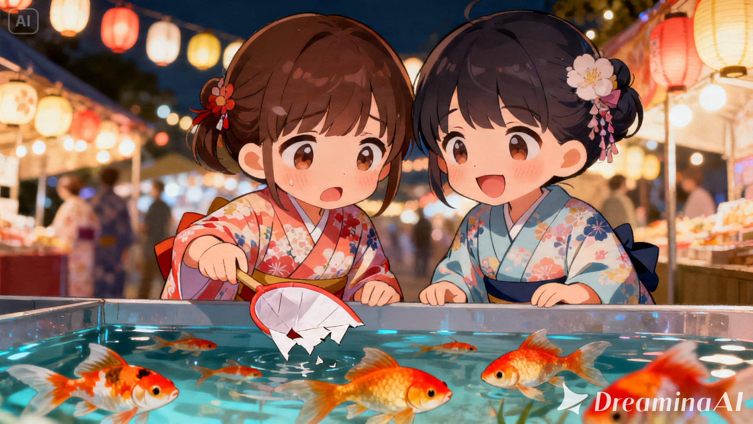 今日の夏休み（金魚すくい１）
