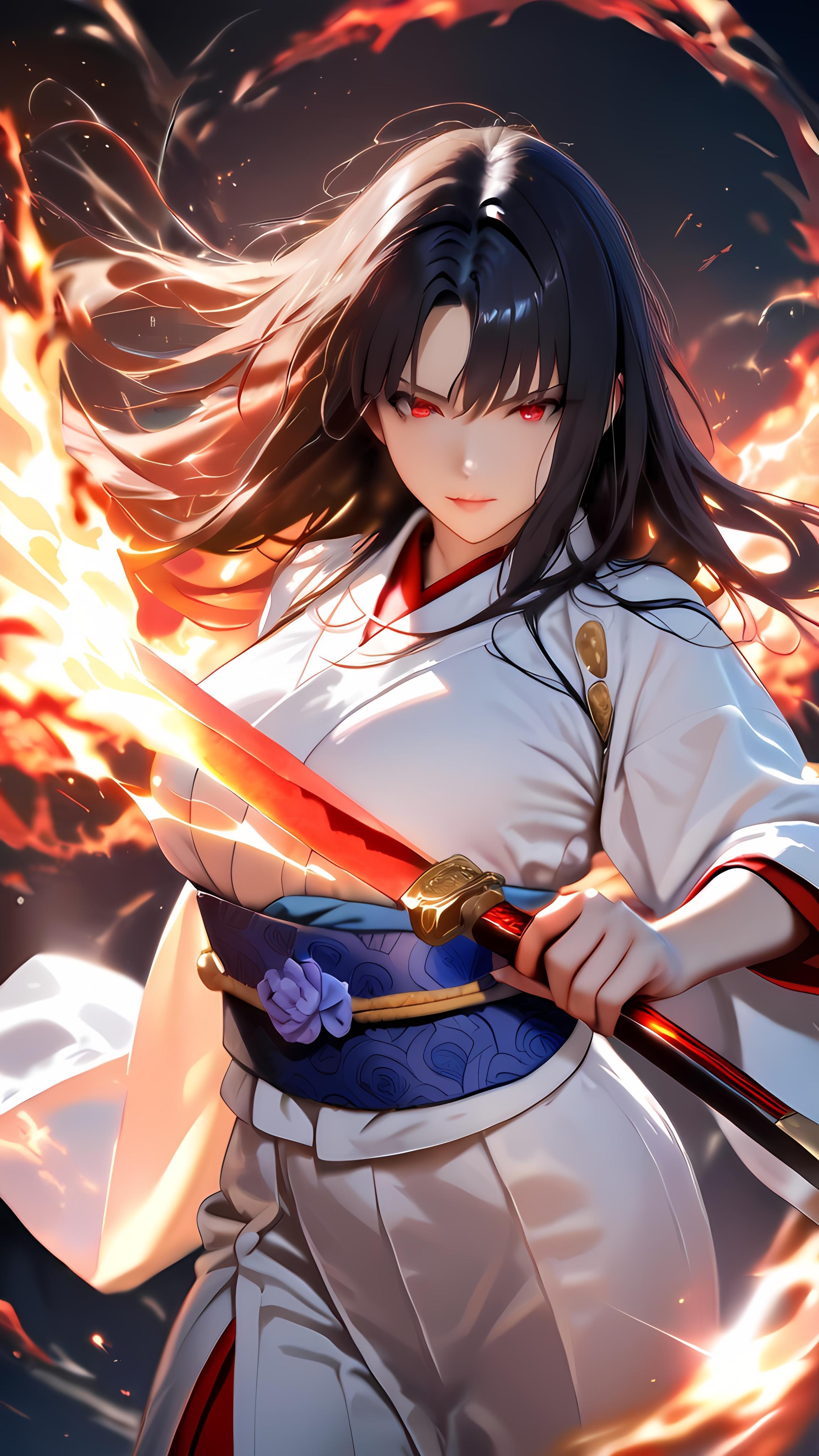 炎剣 | の人気AIイラスト・グラビア