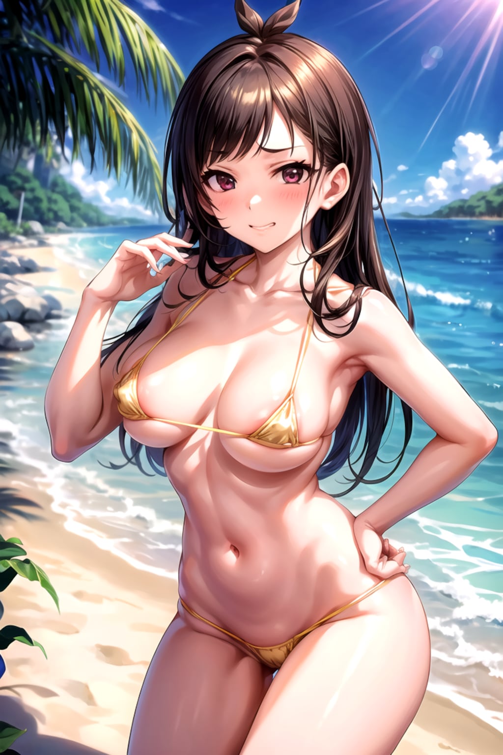 辻野あかり 【水着後編】マイクロ・ローレグ・スリングショット他