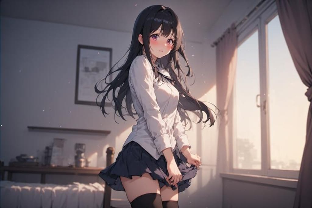 絶対領域（気づいてるver.）