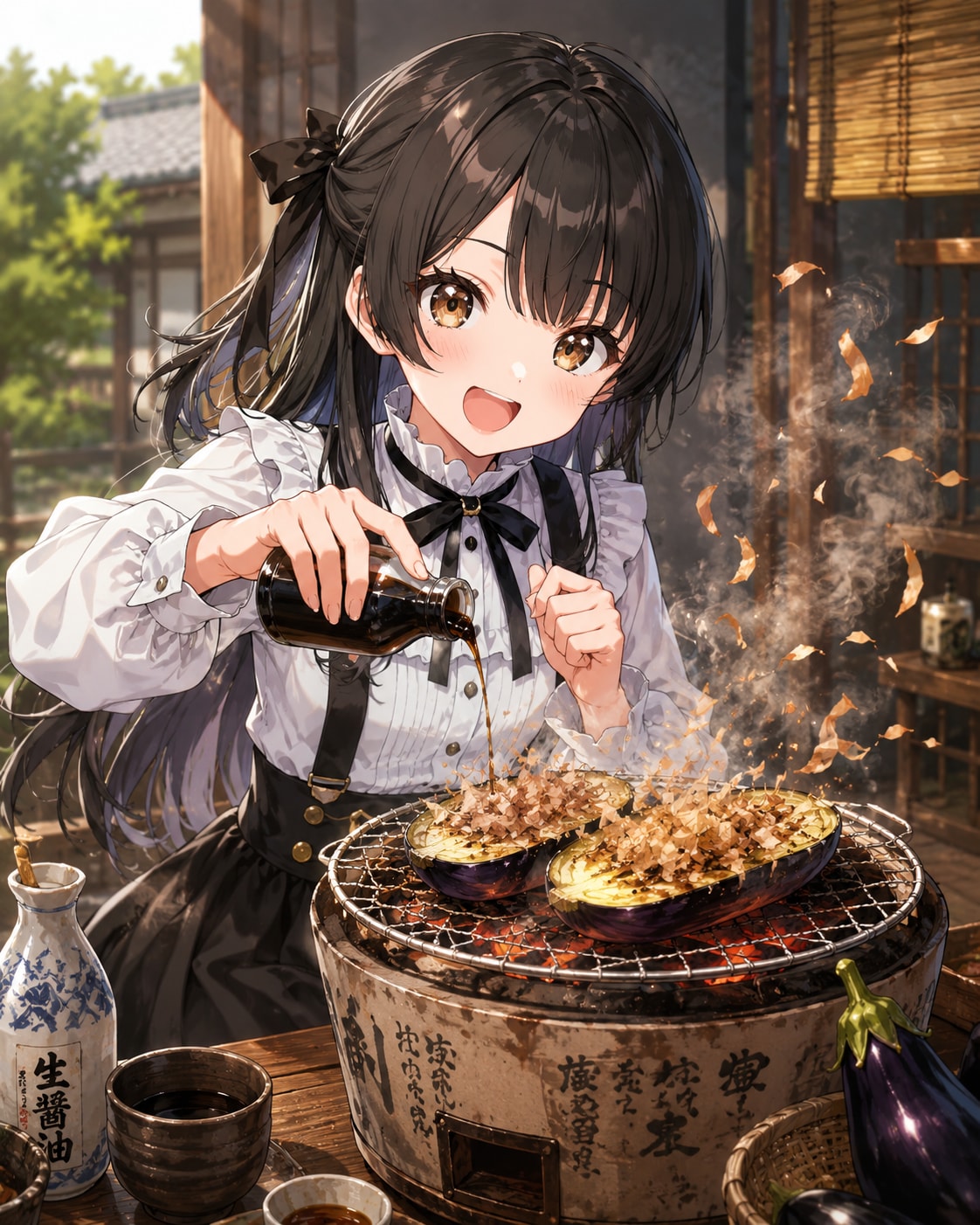 秋茄子は独り占め | の人気AIイラスト・グラビア
