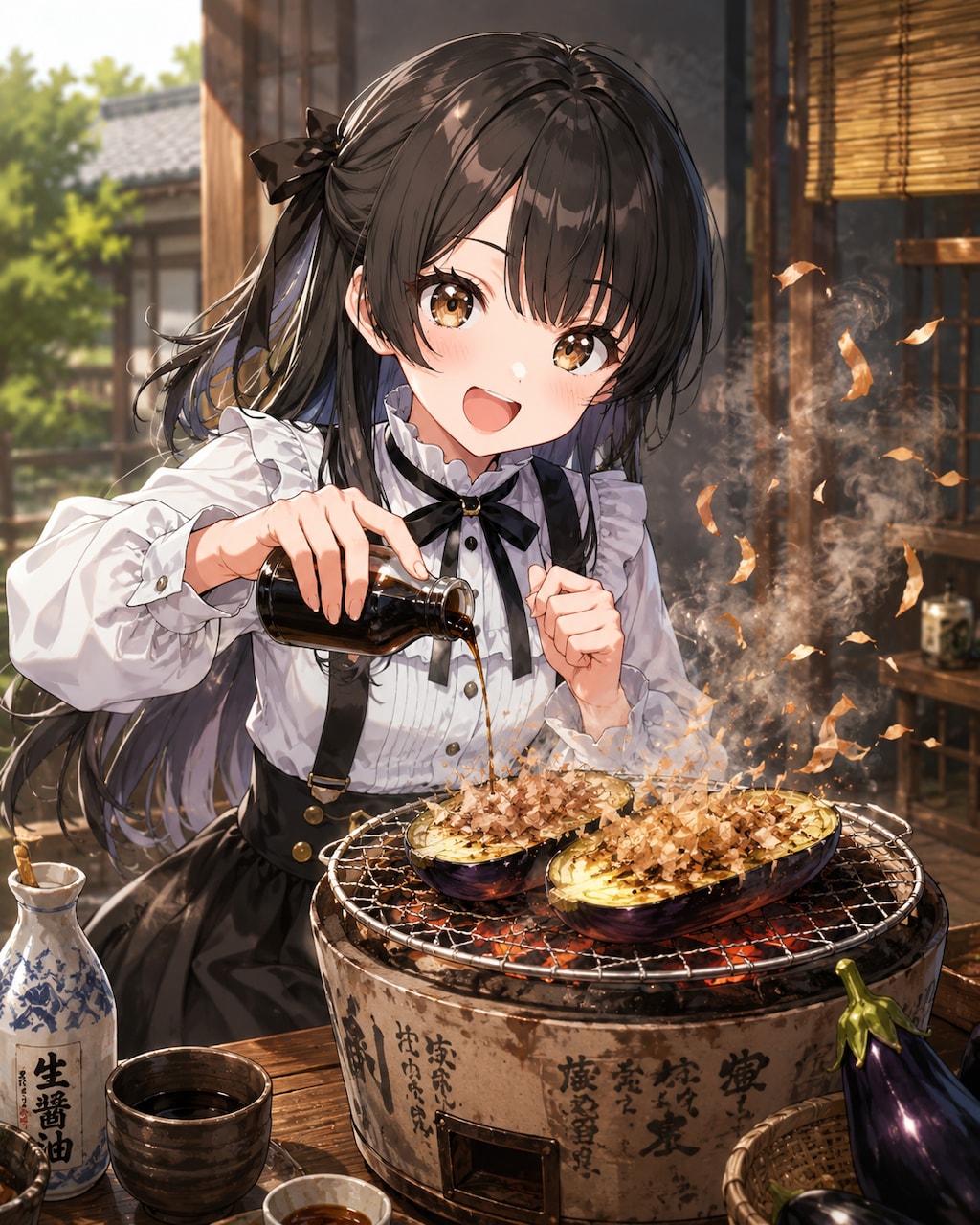 秋茄子は独り占め