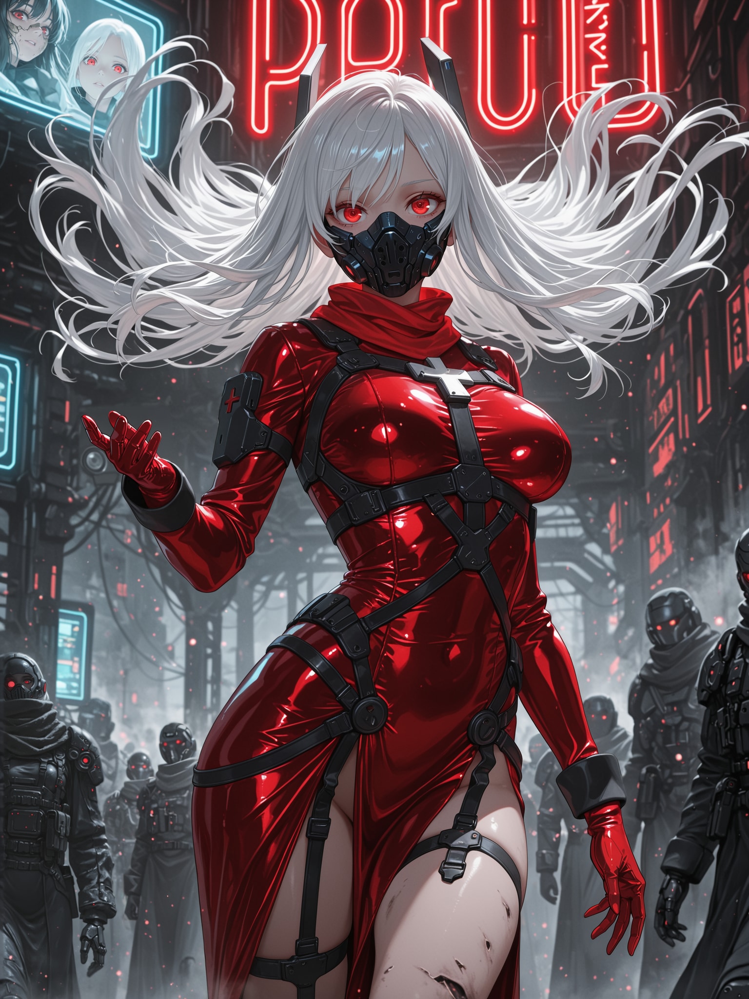 Battle-Nun - Protocol: Crimson | の人気AIイラスト・グラビア