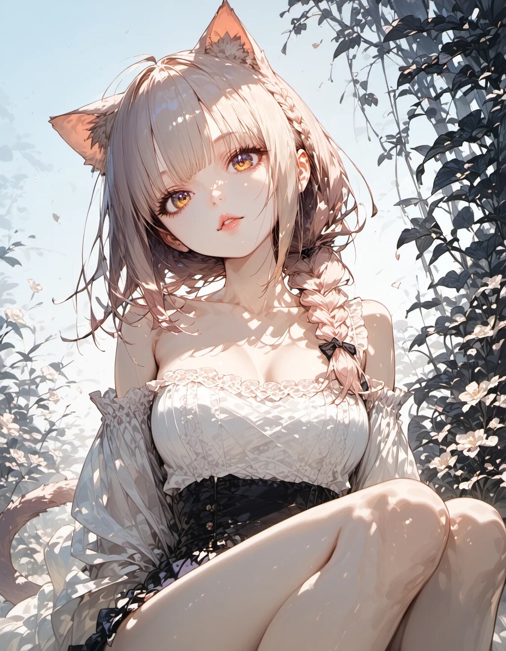 The Cat Who Dreamed in White Lace