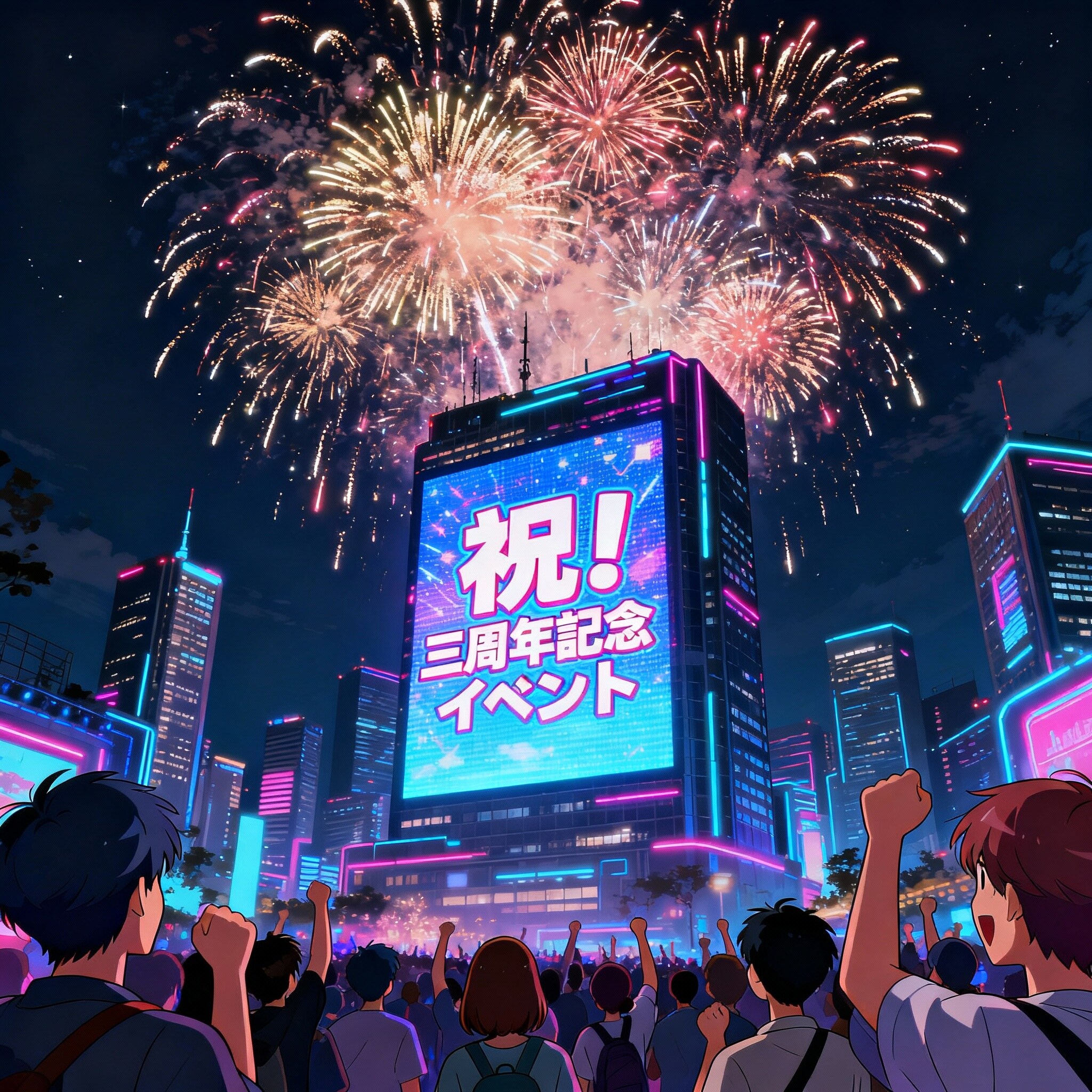 3周年おめでとう | の人気AIイラスト・グラビア
