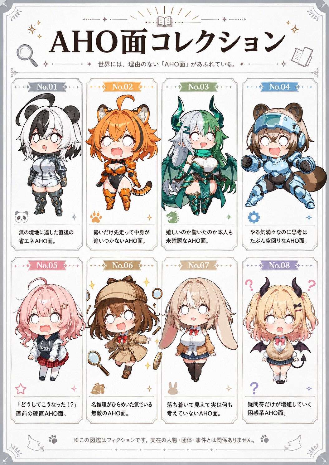 AHO面コレクション
