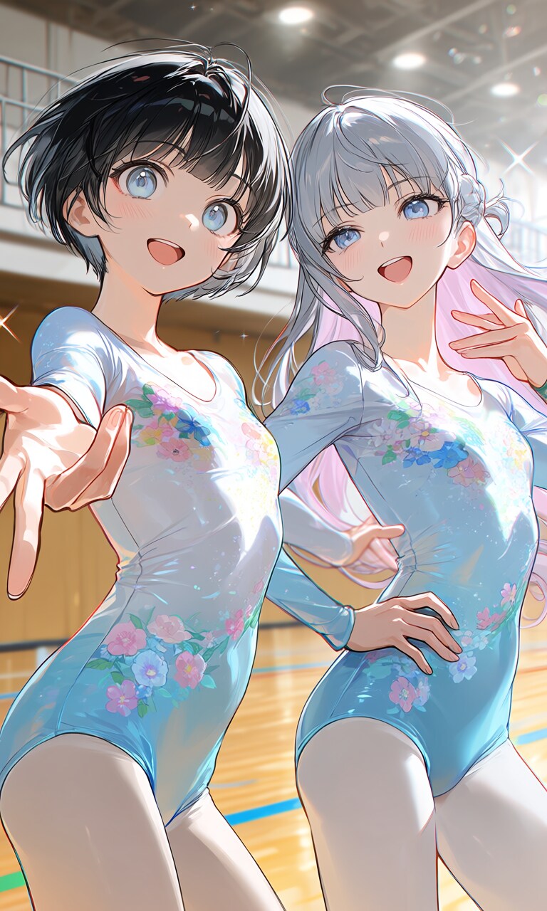 <本田ちゃん、鈴木ちゃん>もし新体操部だったら・・・？
