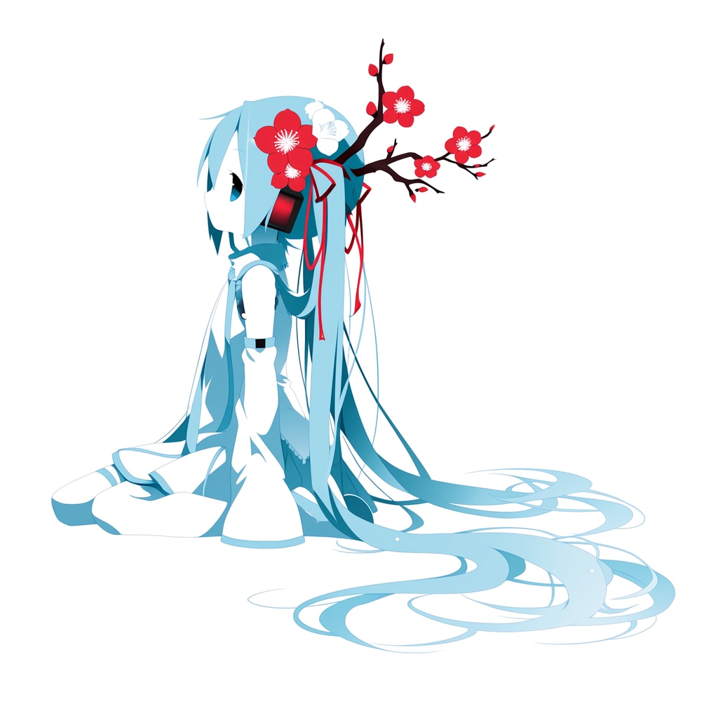 梅Miku | の人気AIイラスト・グラビア