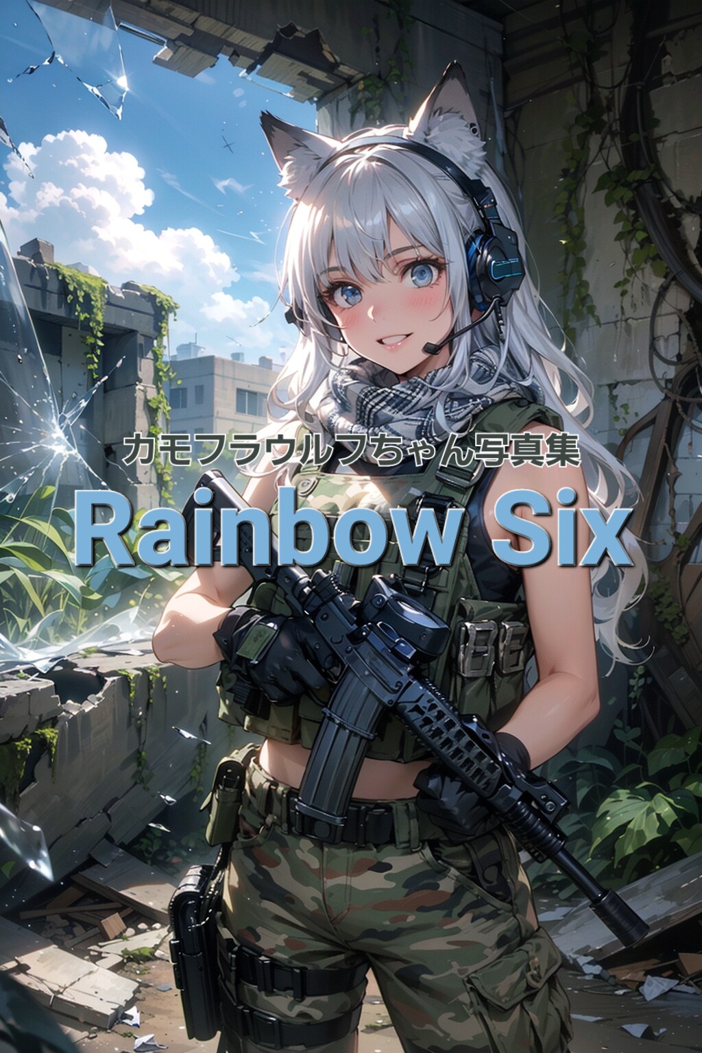 カモフラウルフちゃん写真集「Rainbow Six」🐺✨