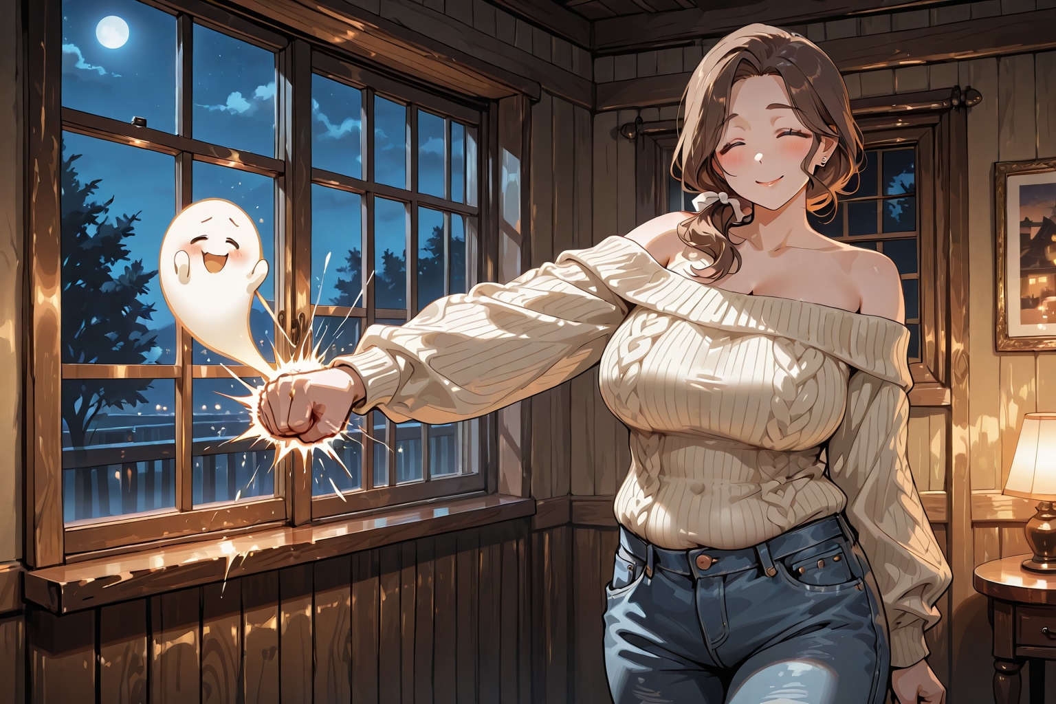 除霊（物理）する女の子