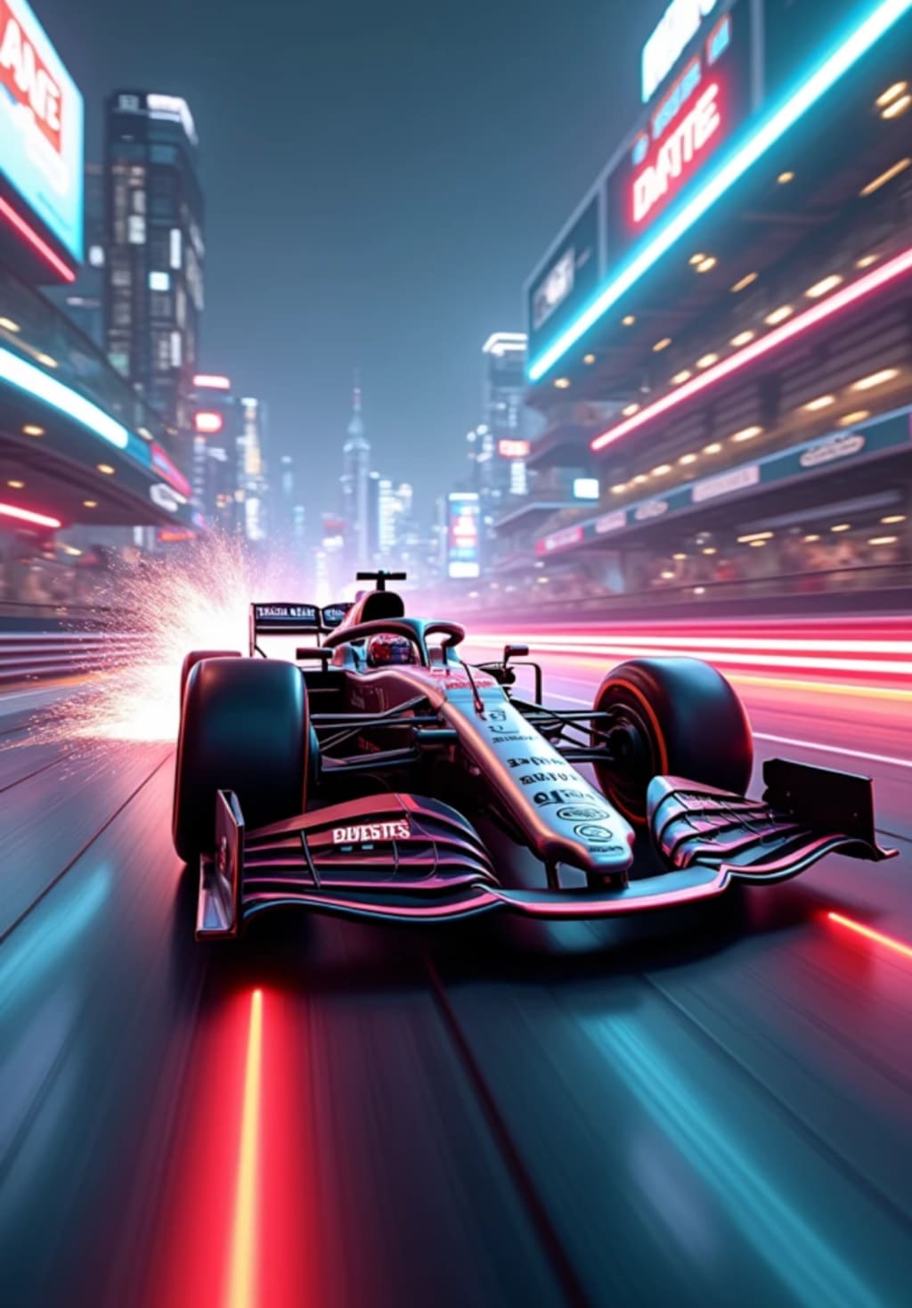 スロットカー　F1　オフロード　火花