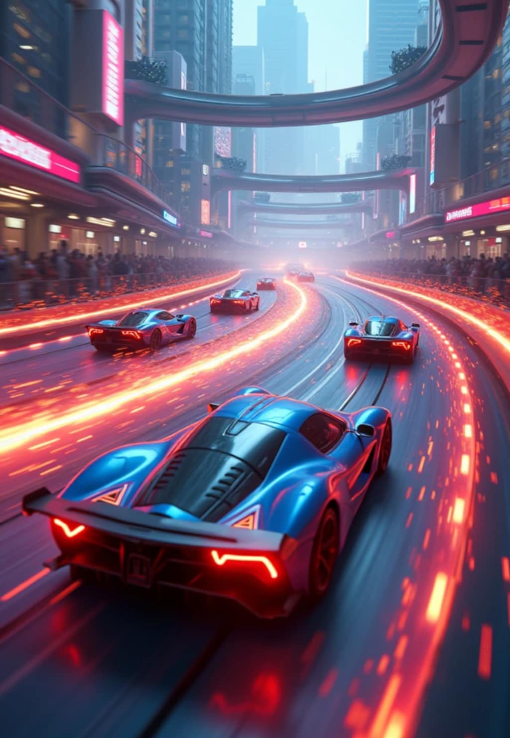 スロットカー　F1　オフロード　火花