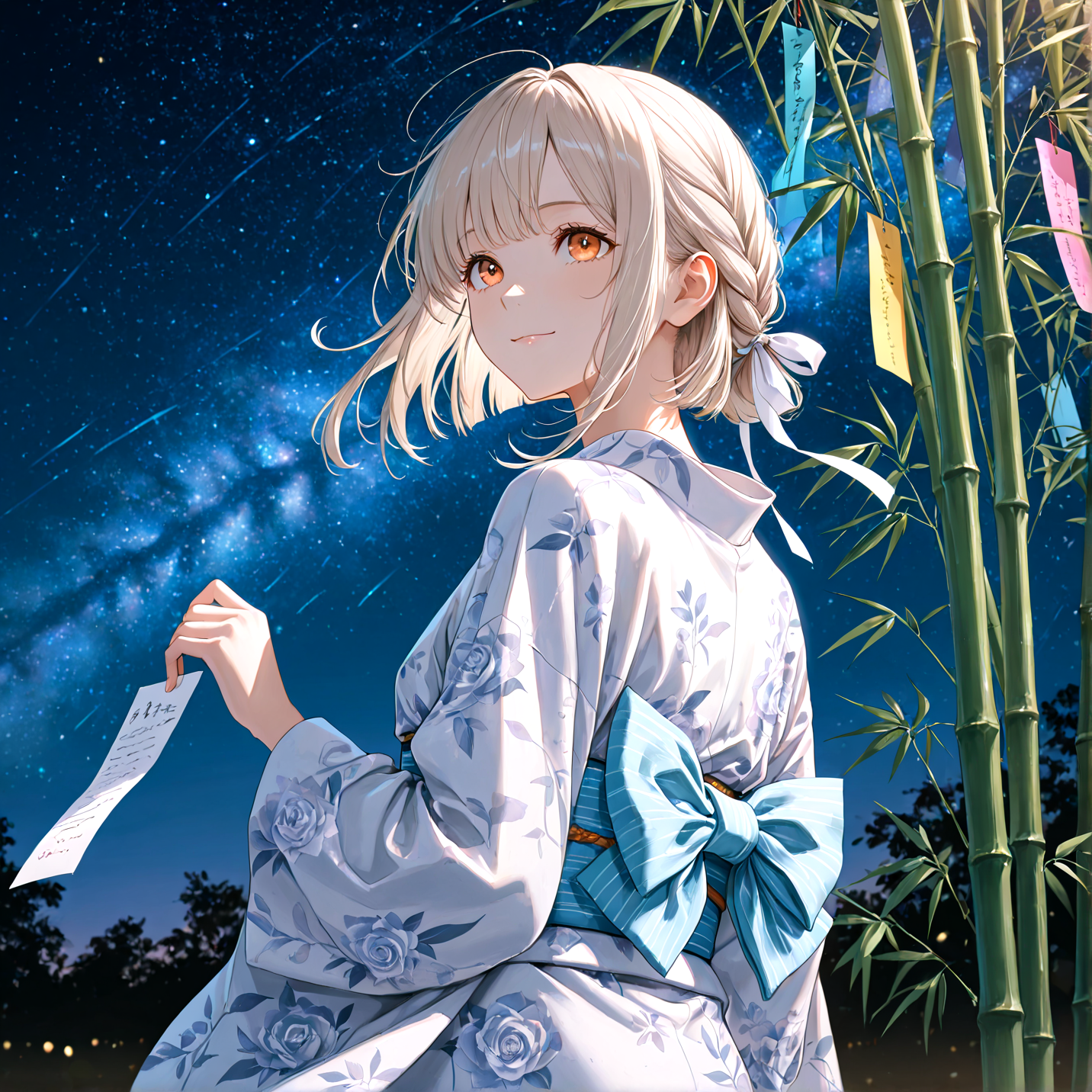 あっ星が綺麗だね‼