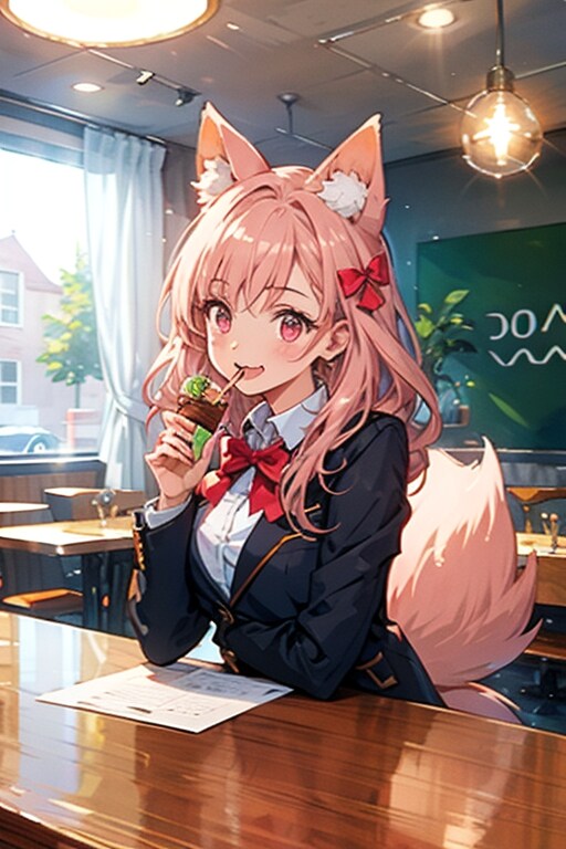 今日の狐耳娘