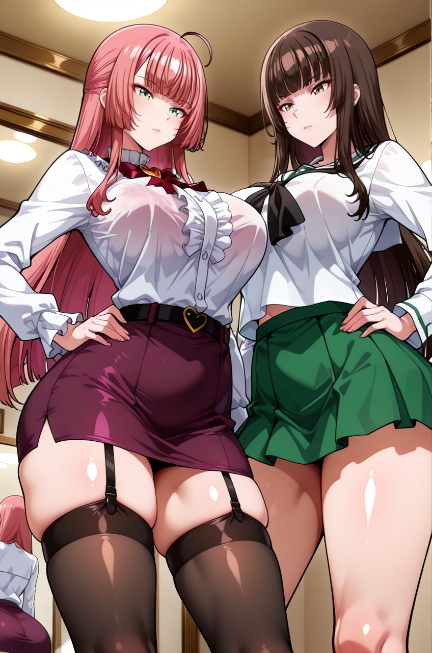 両雄並び立つ | の人気AIイラスト・グラビア