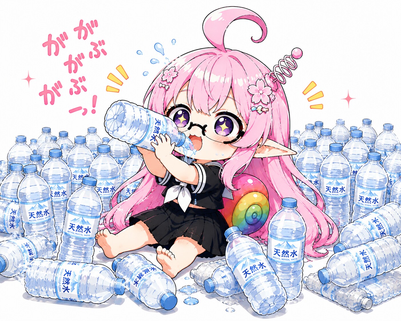 冷水大好きピンク電波女