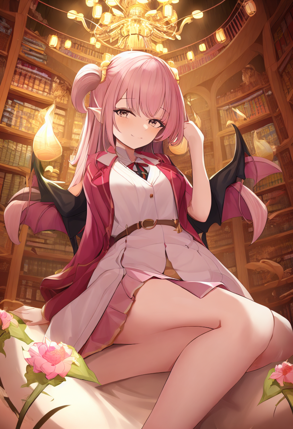 Inside the Mystical Library Garden