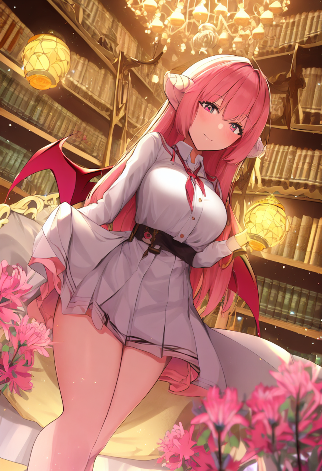 Inside the Mystical Library Garden