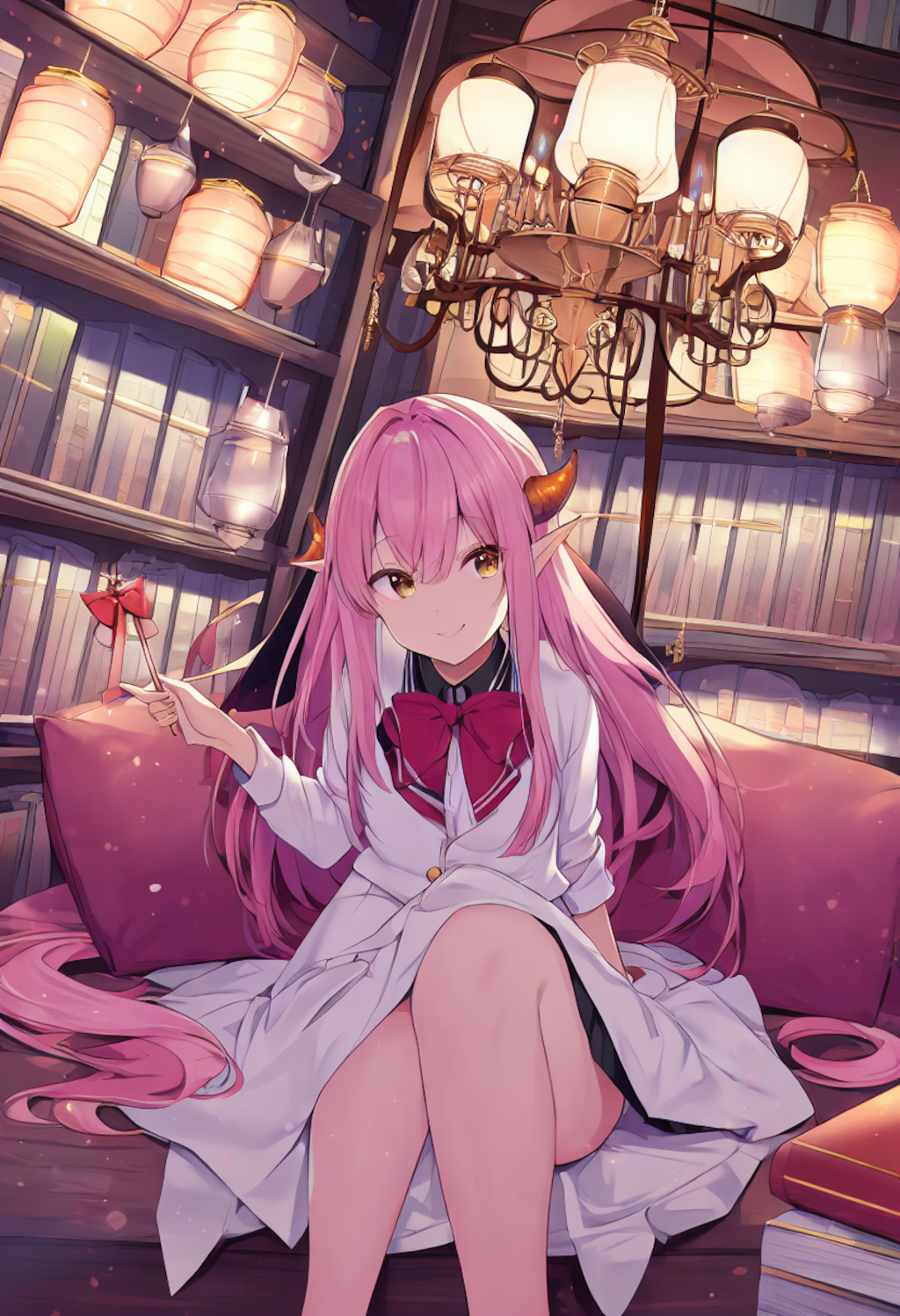 Inside the Mystical Library Garden