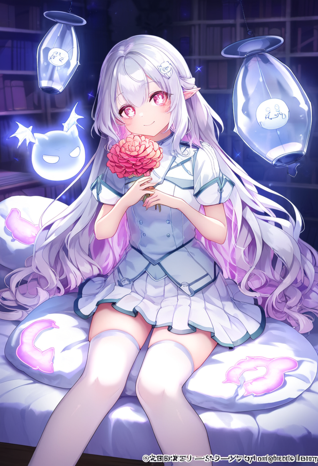 Inside the Mystical Library Garden